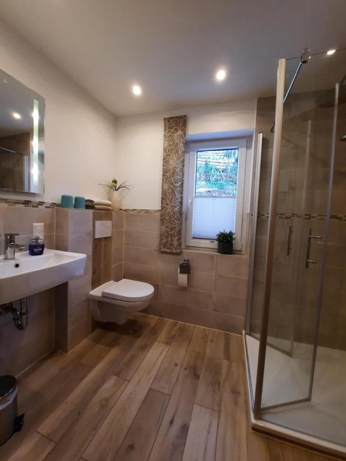 Ferienwohnung Im Bachtal Pommern Bagian luar foto